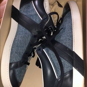 Louis Vuitton denim jean sneakers men